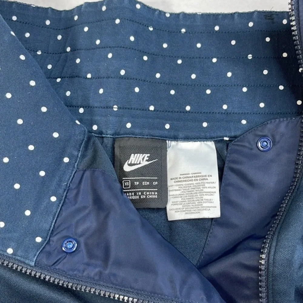 Nike NSW Streetwear High Waist Zip Up Dark Obsidian Skirt Size XS